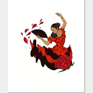 Flamenco Dancer Posters and Art